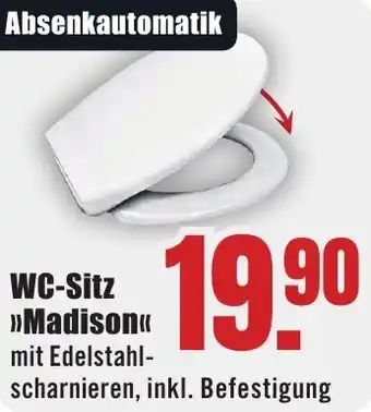 B1 Discount Baumarkt WC-Sitz Madison Angebot