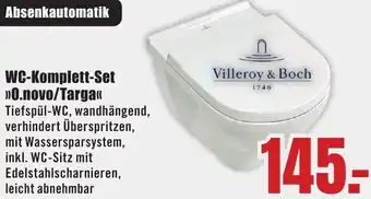 B1 Discount Baumarkt Villeroy & Boch WC-Komplett-Set 0.novo/Targa Angebot