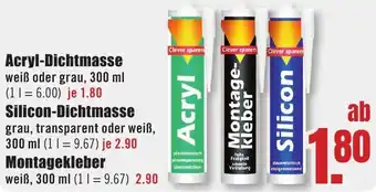 B1 Discount Baumarkt Acryl-Dichtmasse Angebot