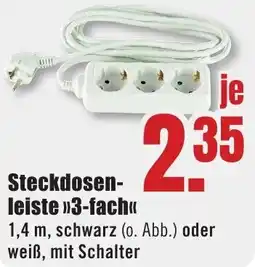 B1 Discount Baumarkt Steckdosenleiste 3-fach Angebot