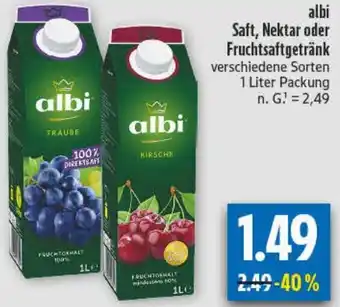 diska albi Saft, Nektar oder Fruchtsaftgetränk Angebot