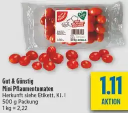 diska Gut & Günstig Mini Pflaumentomaten Angebot