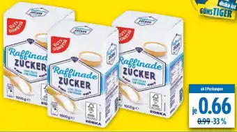 diska Gut & Günstig Raffinade Zucker Angebot