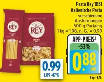 diska Pasta Rey 1851 italienische Pasta Angebot