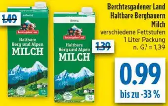 diska Berchtesgadener Land Haltbare Bergbauern Milch Angebot