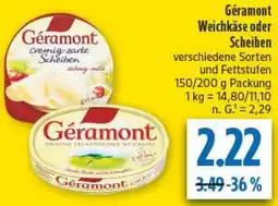 diska Géramont Weichkäse oder Scheiben Angebot