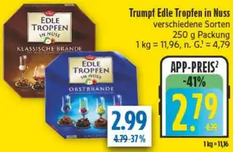 diska Trumpf Edle Tropfen in Nuss Angebot