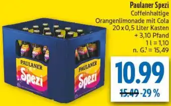 diska Paulaner Spezi Angebot
