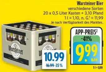 diska Warsteiner Bier Angebot