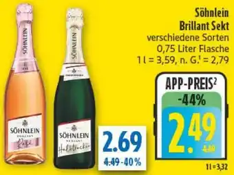 diska Söhnlein Brillant Sekt Angebot