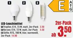 B1 Discount Baumarkt LED-Leuchtmittel Angebot