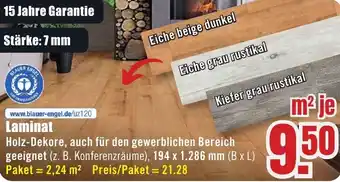 B1 Discount Baumarkt Laminat Angebot
