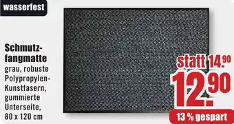 B1 Discount Baumarkt Schmutzfangmatte Angebot