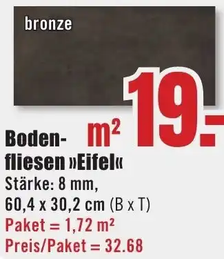 B1 Discount Baumarkt Bodenfliesen Eifel Angebot