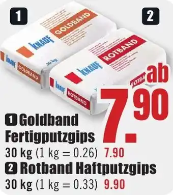 B1 Discount Baumarkt KNAUF Goldband Fertigputzgips Angebot