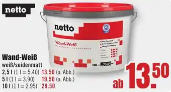 B1 Discount Baumarkt netto Wand-Weiß Angebot