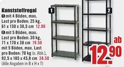 B1 Discount Baumarkt Kunststoffregal Angebot
