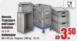 B1 Discount Baumarkt Versch. Transport- und Lagerbehälter Angebot