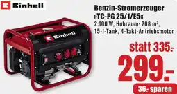B1 Discount Baumarkt Einhell Benzin-Stromerzeuger TC-PG 25/1/E5 Angebot