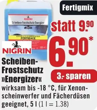 B1 Discount Baumarkt NIGRIN Scheiben Frostschutz Energizer Angebot