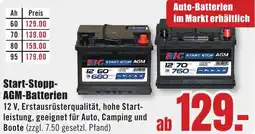 B1 Discount Baumarkt Start-Stopp AGM-Batterien Angebot