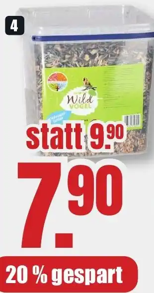 B1 Discount Baumarkt Wildvogelfutter Angebot