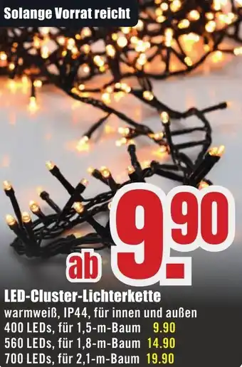 B1 Discount Baumarkt LED-Cluster Lichterkette Angebot