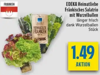diska EDEKA Heimatliebe Fränkisches Salatrio mit Wurzelballen Angebot