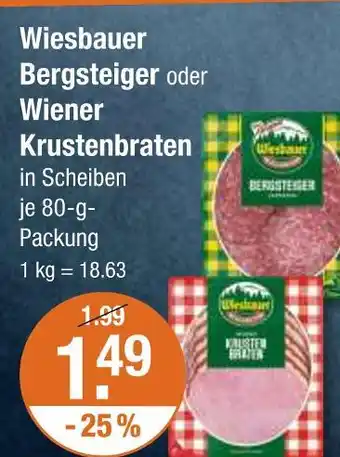V Markt Wiesbauer bergsteiger Angebot