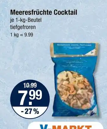 V Markt Meeresfrüchte cocktail Angebot