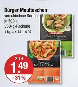 V Markt Bürger maultaschen Angebot