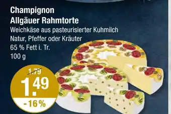 V Markt Champignon allgäuer rahmtorte Angebot