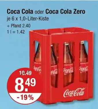 V Markt Coca cola coca cola Angebot