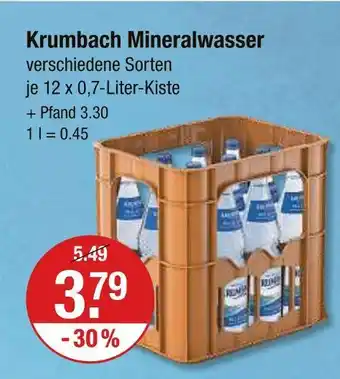 V Markt Krumbach mineralwasser Angebot