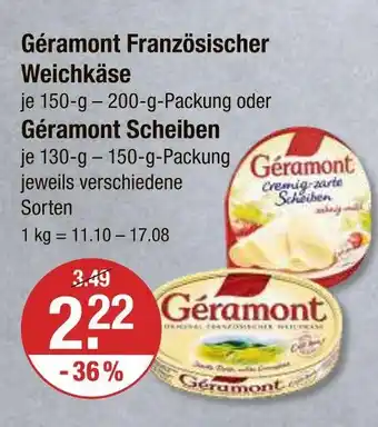V Markt Géramont französischer weichkäse Angebot