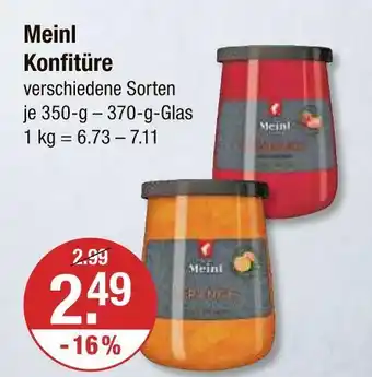 V Markt Meinl konfitüre Angebot