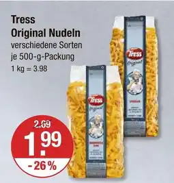 V Markt Tress original nudeln Angebot