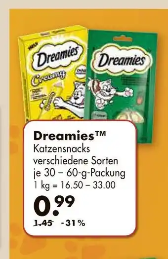 V Markt Dreamies katzensnacks Angebot