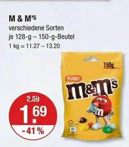 V Markt M & m's peanut Angebot