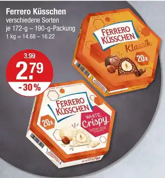 V Markt Ferrero küsschen klassik Angebot