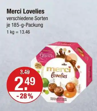 V Markt Merci lovelies Angebot