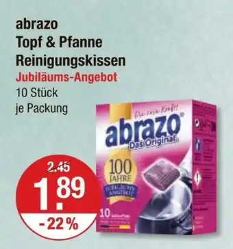 V Markt Abrazo topf & pfanne reinigungskissen Angebot