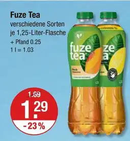 V Markt Fuze tea Angebot