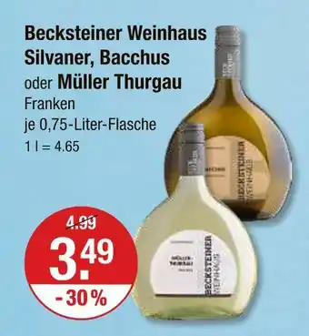 V Markt Becksteiner weinhaus silvaner Angebot
