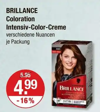 V Markt Brillance coloration intensiv-color-creme Angebot