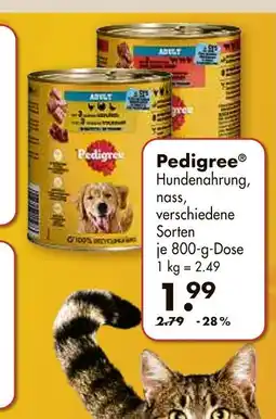 V Markt Pedigree hundenahrung, nass Angebot