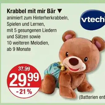 V Markt Vtech krabbel mit mir bär Angebot