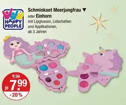 V Markt Happy people schminkset meerjungfrau Angebot