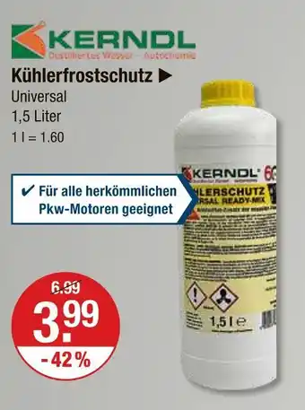 V Markt Kerndl kühlerfrostschutz universal Angebot