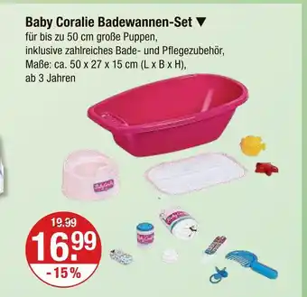 V Markt Baby coralie badewannen-set Angebot